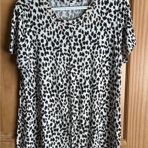 Leopard Print Women's Top